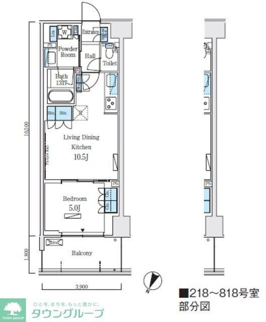 ロイヤルパークス赤羽ノースの物件間取画像