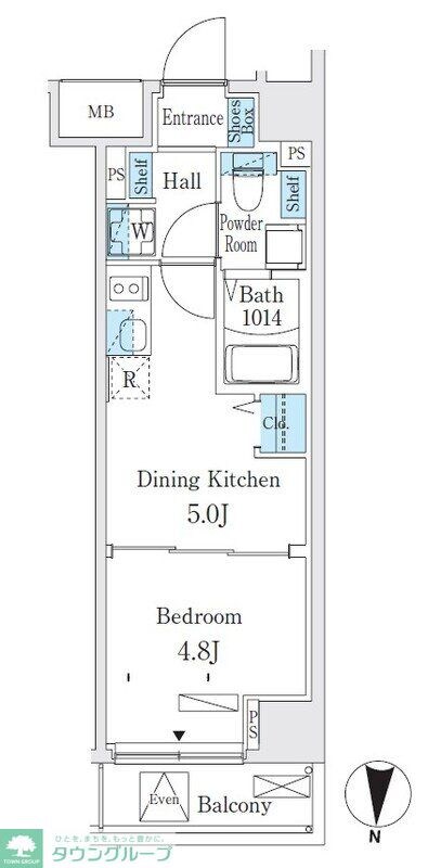 クラリティア板橋本町の物件間取画像
