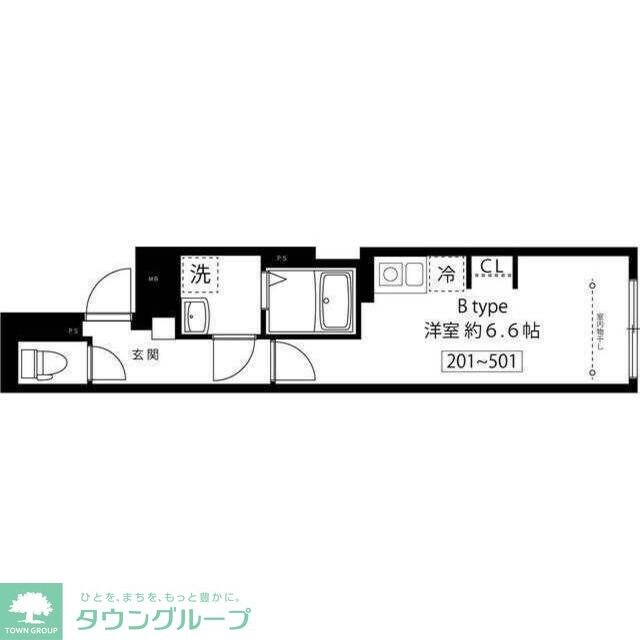 サンフォレスタ文京大塚の物件間取画像