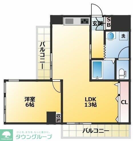 第二若木コーポの物件間取画像