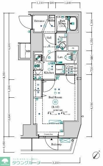 アンベリール王子の物件間取画像