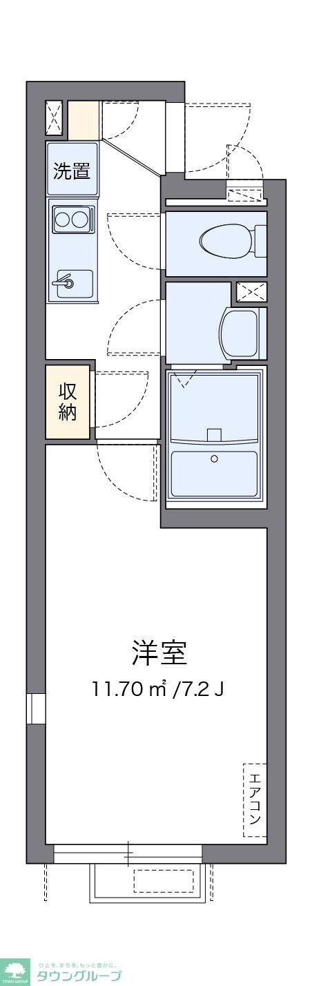 クレイノシャインの物件間取画像