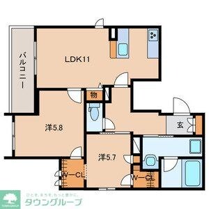 シャーメゾン南大塚の物件間取画像