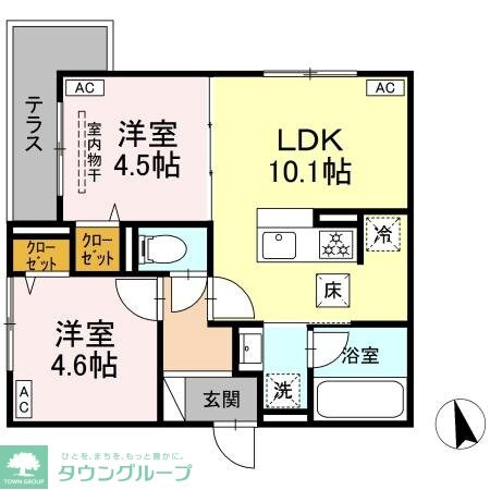 (仮称)板橋区高島平2丁目PJの物件間取画像