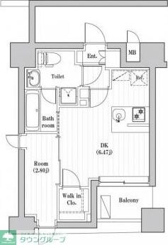 レジデンス文京春日の物件間取画像