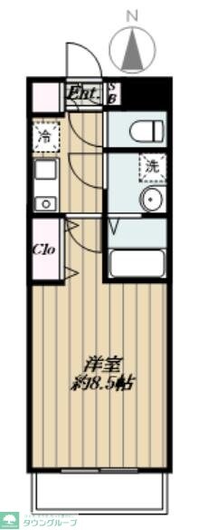 N-Flats中板橋の物件間取画像