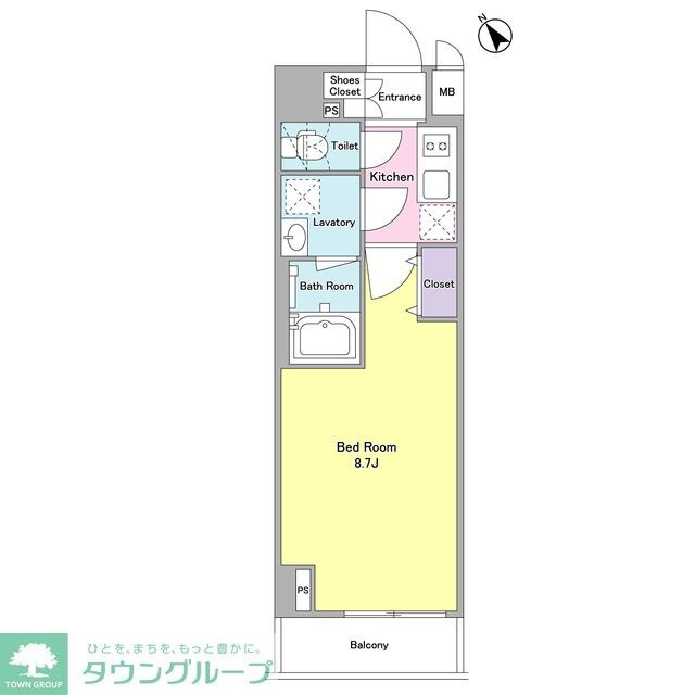 デルックス田端の物件間取画像
