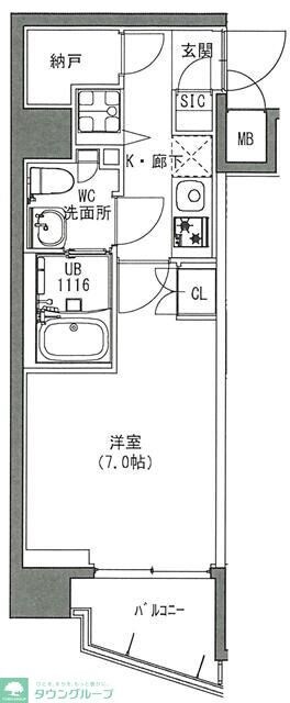 S-RESIDENCE雑司が谷の物件間取画像