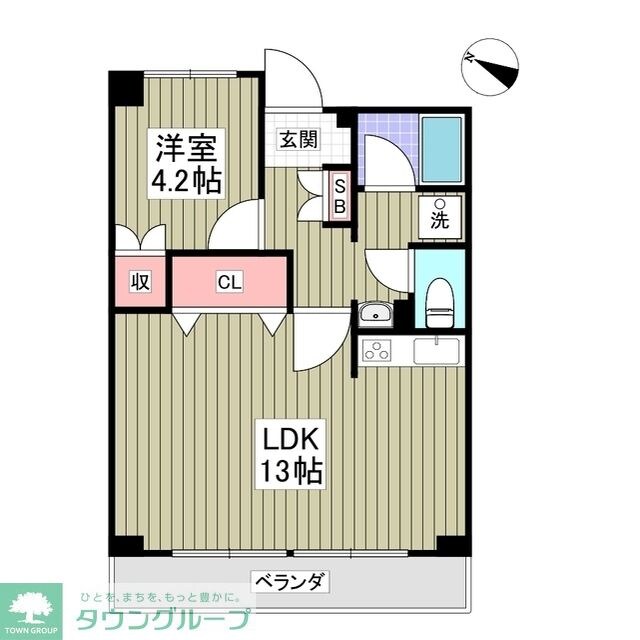 サリジェ志村公園の物件間取画像
