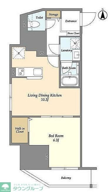スコレサイト池袋の物件間取画像