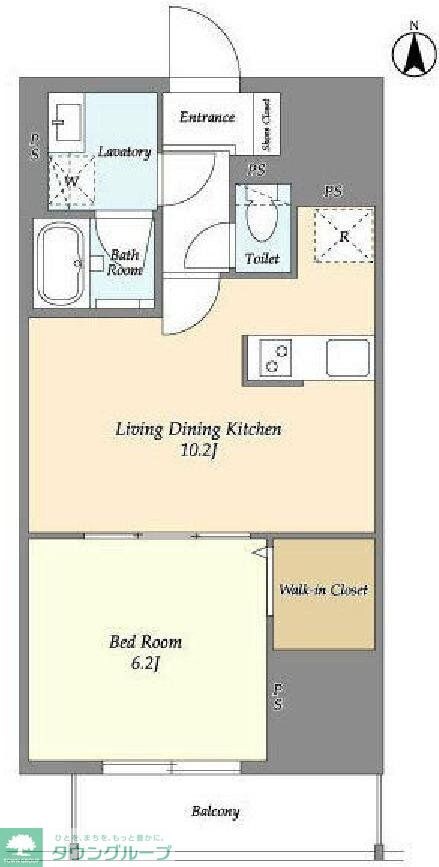スコレサイト池袋の物件間取画像