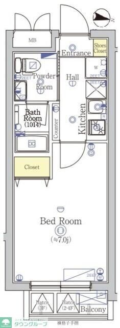 SHOKEN Residence西川口の物件間取画像