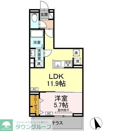 セレスティア池袋立教通りの物件間取画像