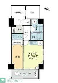 プレセダン板橋本町の物件間取画像