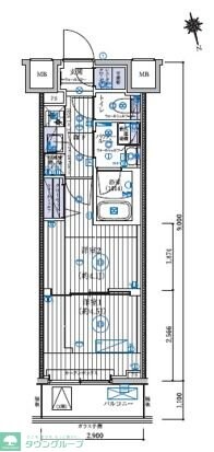 MAXIVCROS高島平MIRAISの物件間取画像