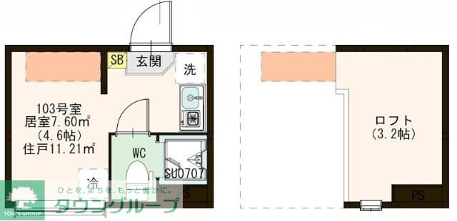ワイズときわ台の物件間取画像
