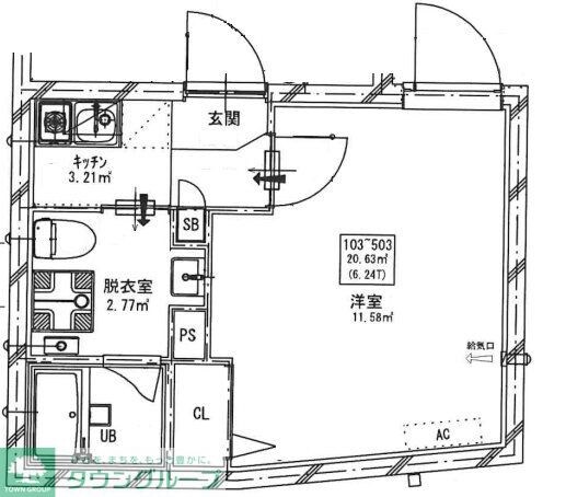ミスティル志村坂上の物件間取画像