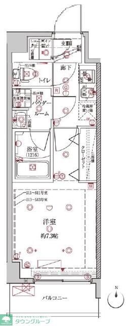 クレイシア板橋本町の物件間取画像