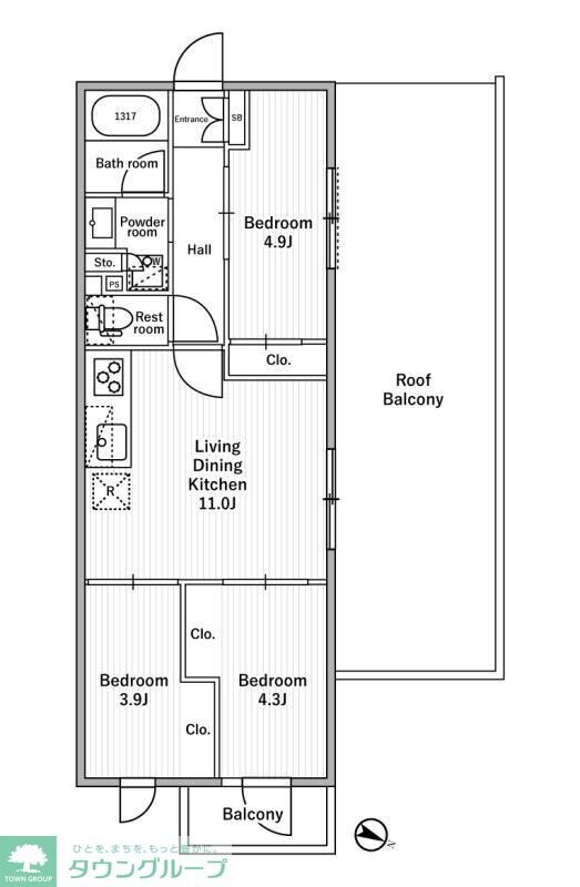 nido MOTOHASUNUMAの物件間取画像