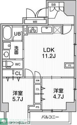 ミリアレジデンス上池袋の物件間取画像