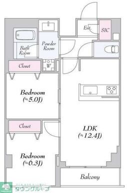 ロイジェント志村坂上の物件間取画像