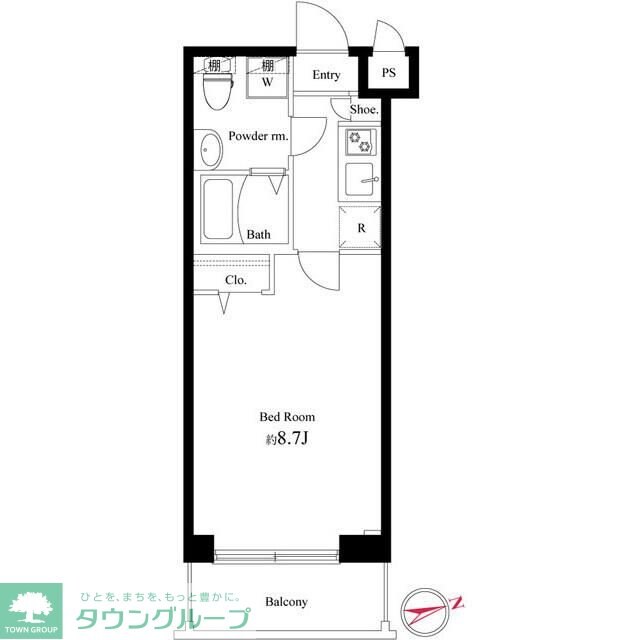 グランパーク東京ノースの物件間取画像