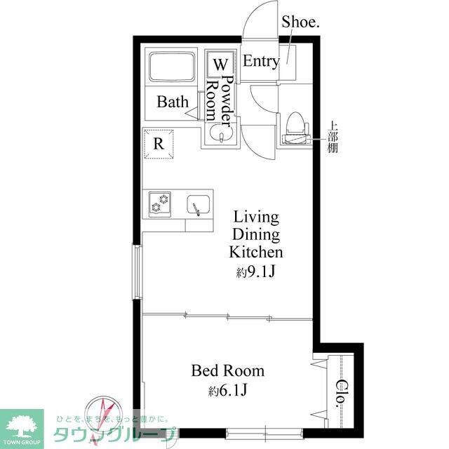 フォルスクラス駒込西ケ原の物件間取画像