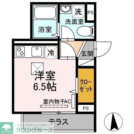 アンジュール坂下の物件間取画像