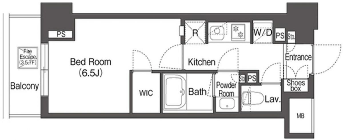 コンフォリア森下リバーサイドの物件間取画像