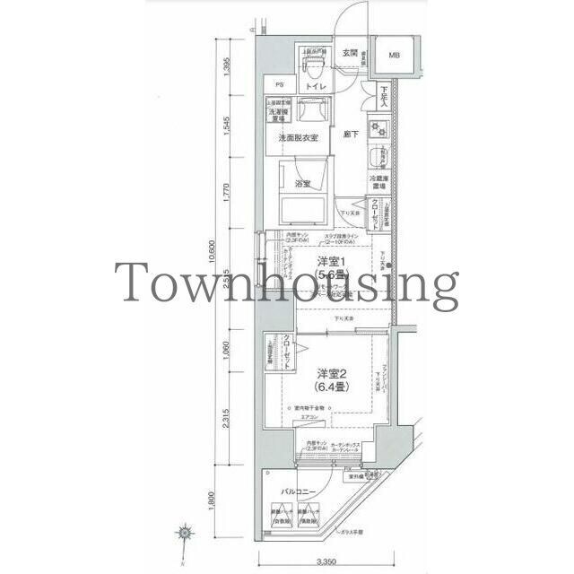 ルフレプレミアム押上ノルドの物件間取画像