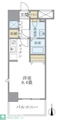 KDX吾妻橋レジデンスの物件間取画像