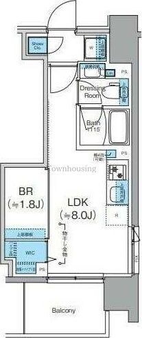 クレヴィアリグゼ錦糸町の物件間取画像