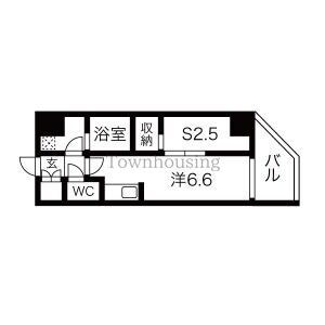 シーズンフラッツ蔵前清澄通りの物件間取画像