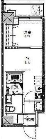 S-RESIDENCE両国sereaの物件間取画像