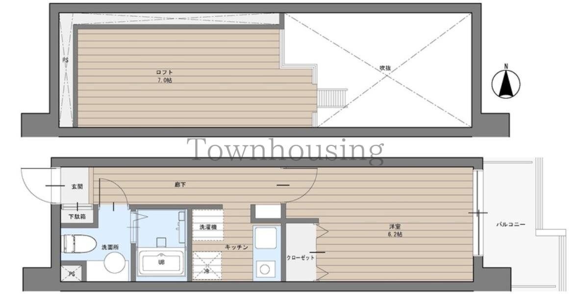 CAVANA東駒形の物件間取画像