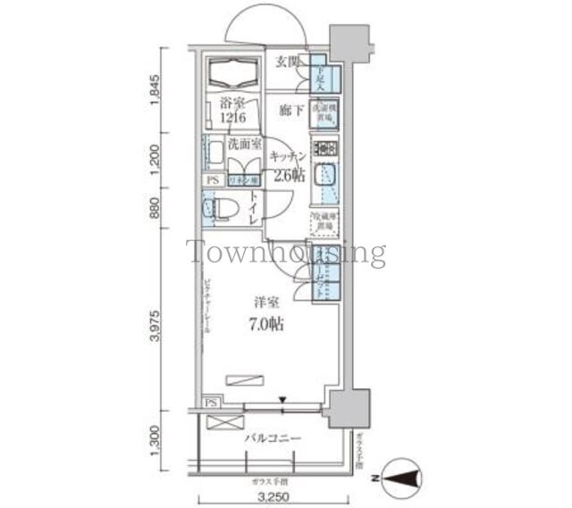 パークアクシス菊川ステーションゲートの物件間取画像