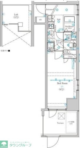 グランシアタワー亀戸の物件間取画像