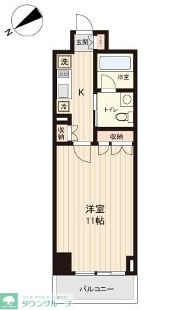 プラティーク清澄白河の物件間取画像