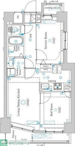 ラフィスタ墨田5丁目IIの物件間取画像