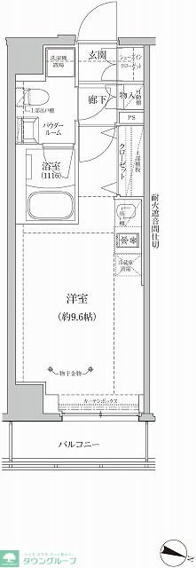 RELUXIA両国IIの物件間取画像
