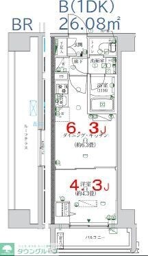 K-COURT押上の物件間取画像