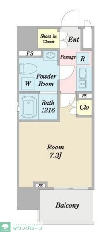 プライマル西大島小名木川の物件間取画像