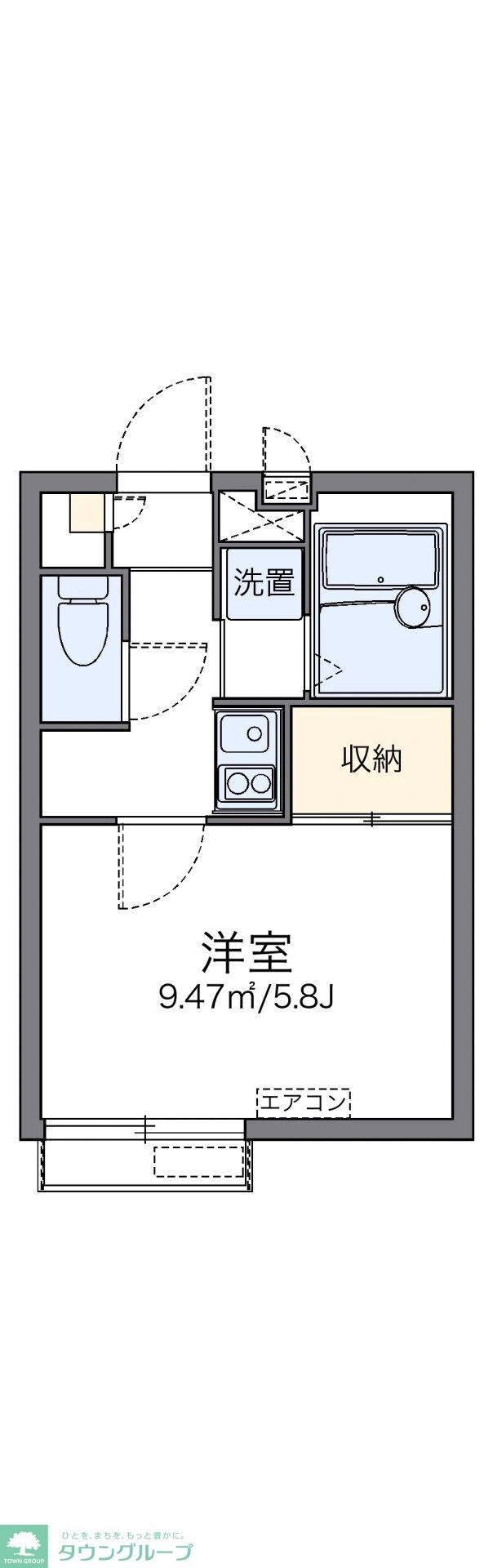 レオパレスメゾン錦の物件間取画像