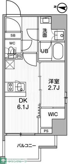 SYFORME木場IIの物件間取画像
