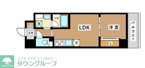 JU TOWER FRONT 亀沢の物件間取画像