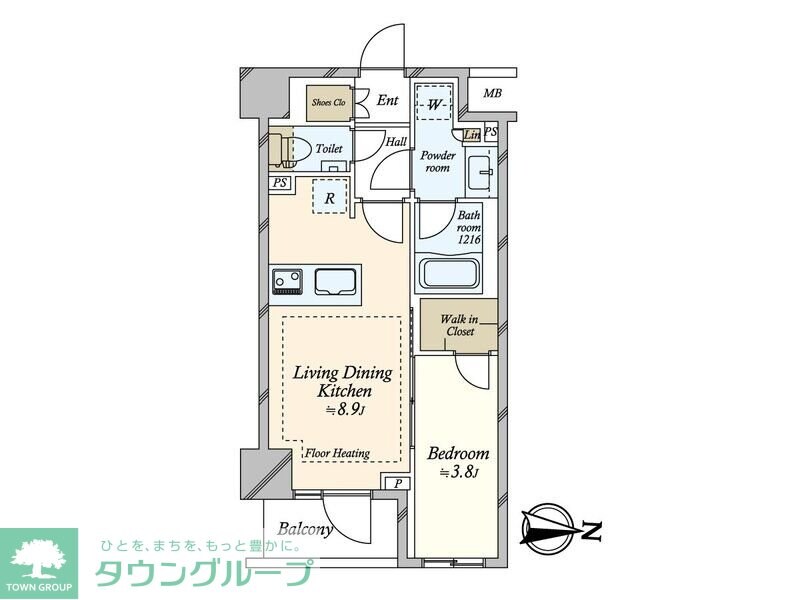 ルジェンテ両国の物件間取画像
