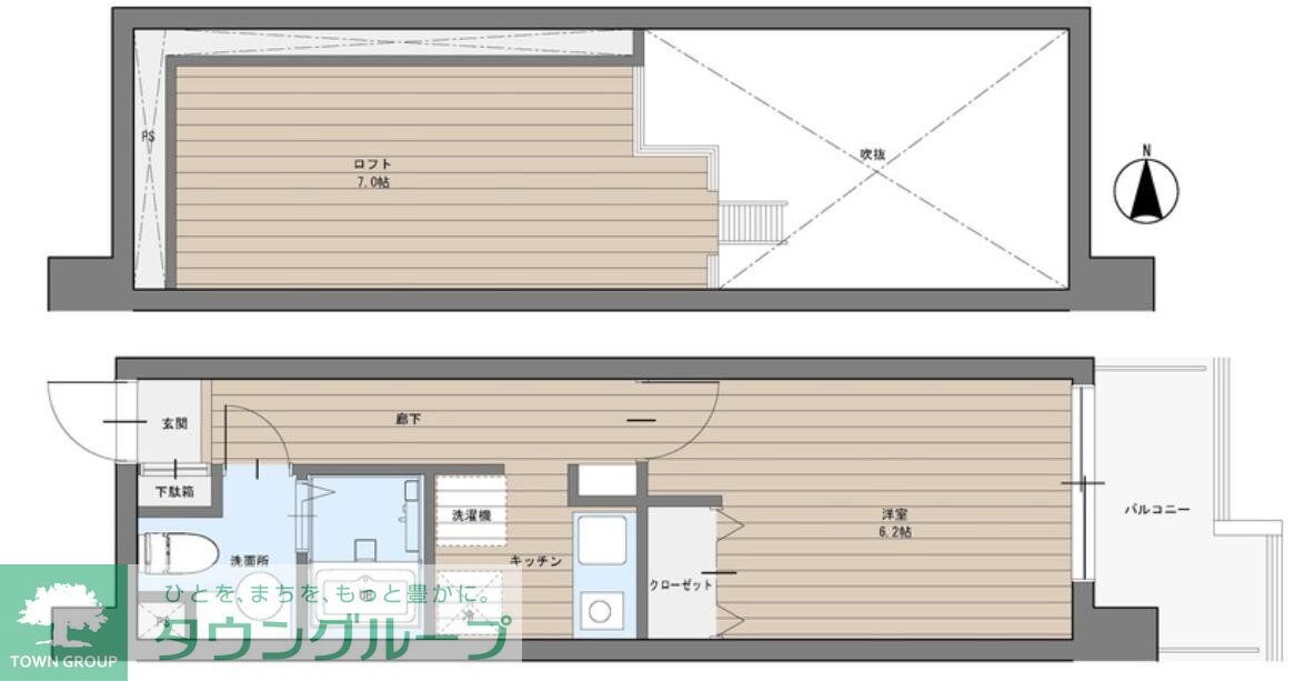 CAVANA東駒形の物件間取画像