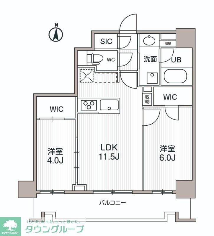 シーズンフラッツ両国サウスの物件間取画像