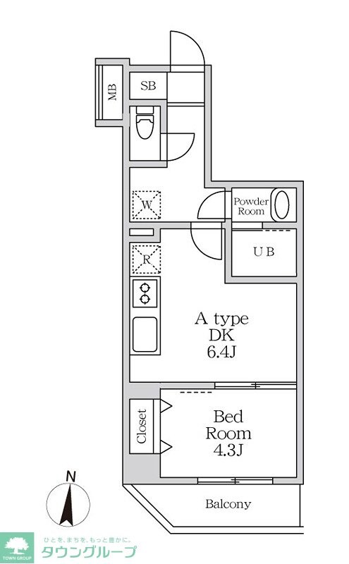 ラヴィエール錦糸公園の物件間取画像