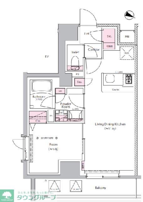 SYFORME NEXT MUKOJIMAの物件間取画像